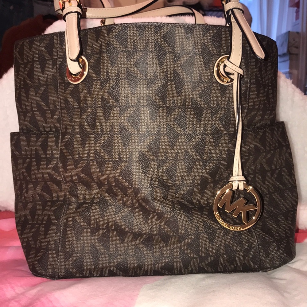 Leather Michael Kors Tote Bag